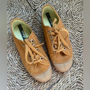 Novesta Star Master Plimsolls — Sedlova (ochre)/Transparent color, size 37